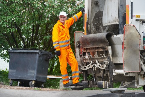Business managing waste with skip hire